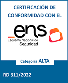 Certificación de conformidad con el ENS